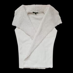 Romeo & Juliet Off White Vest Cardigan | Size M